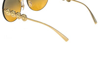 Versace - Women's Ve2214 Medusa Rimless Round Non-polarized Sunglasses