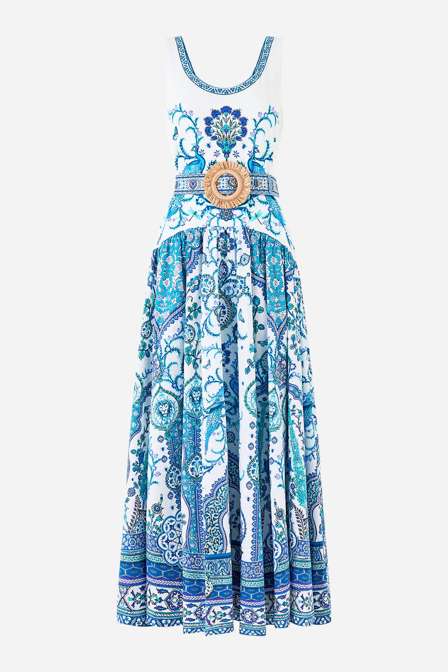 Camilla - Jersey Tank Dress With Contrast Skirt