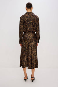 Rails Jazlyn Dress in ginger spotted 1 - women's dress - alternate view
