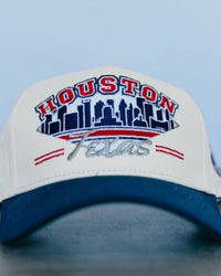 Shells Vintage Hat Co. - Unisex Texan Houston Snapback Hat
