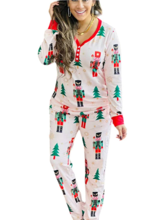 Shirley Stone - Nutcracker Pajama Set