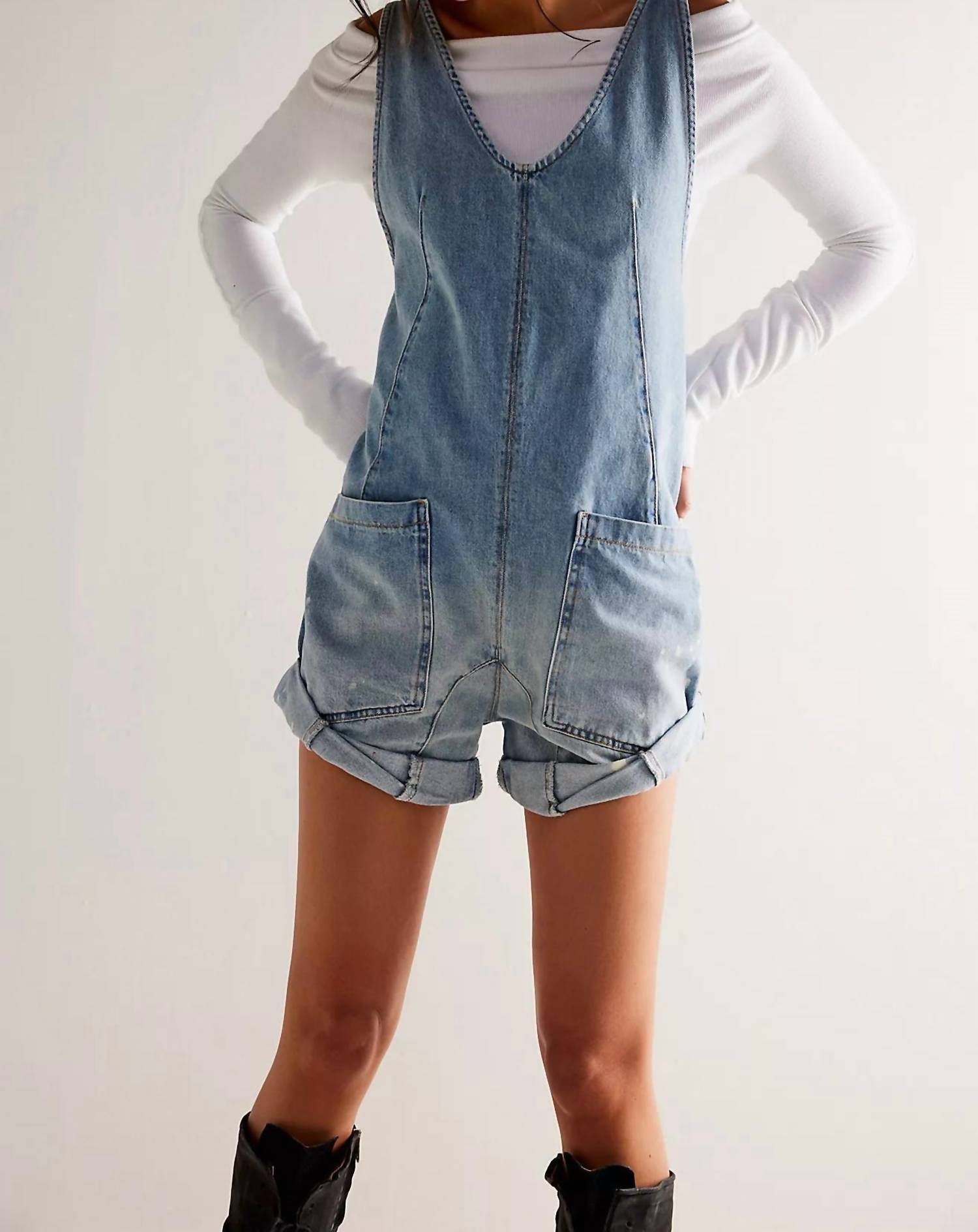 Free People - High Roller Pull-on Shortall