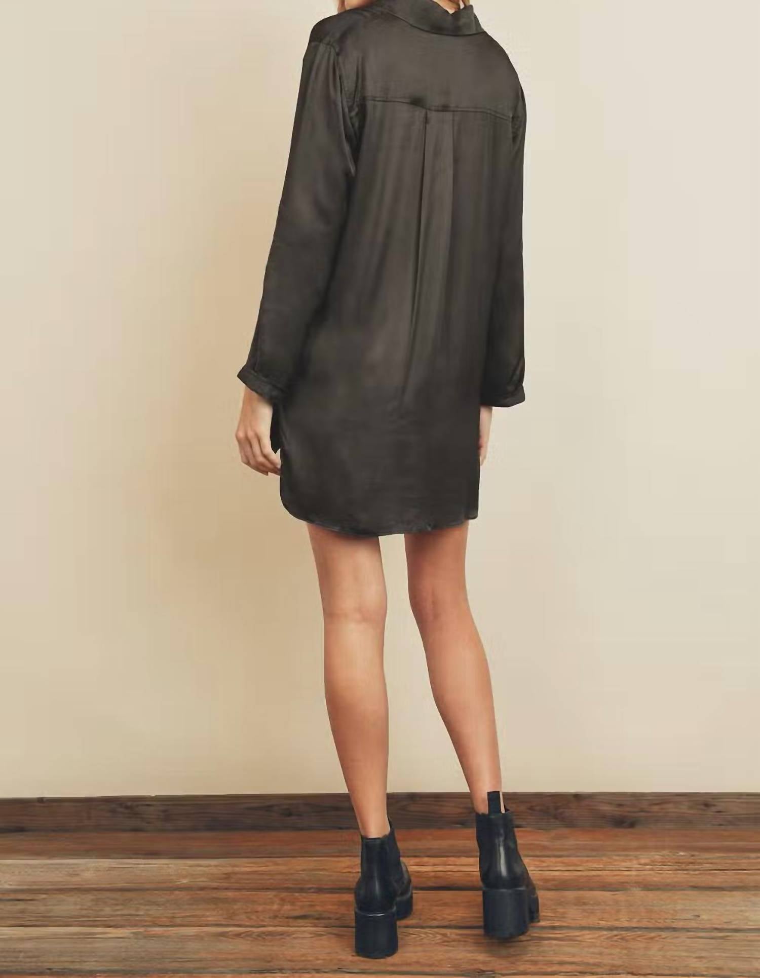 Dress Forum - Highly Favored Long Satin Shirt