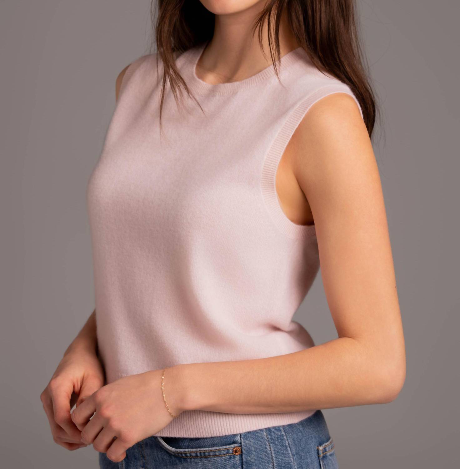 White + Warren - Cashmere Shell Tank