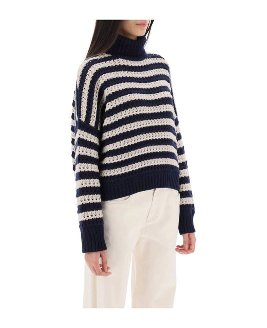 Brunello Cucinelli - Wool Striped Sweater