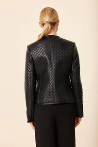 Dolce Cabo - Faux Leather Quilted Jacket