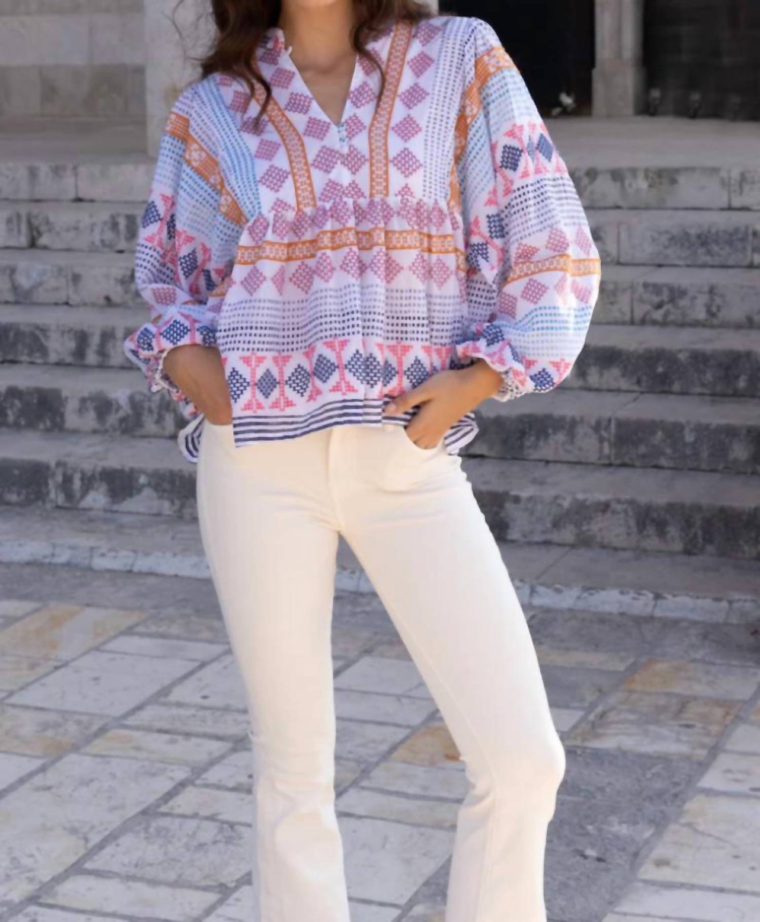 Oliphant - Mandarin Balloon Top