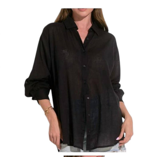 Elan - Button Down Print Top