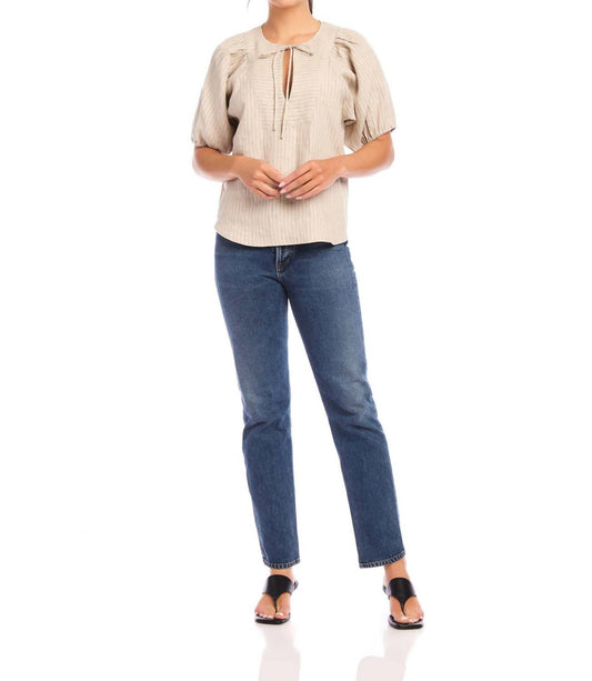 Fifteen Twenty - Imogen Poof Sleeve Top