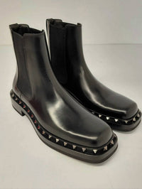Valentino Garavani - Men's Rockstud Leather Ankle Boots