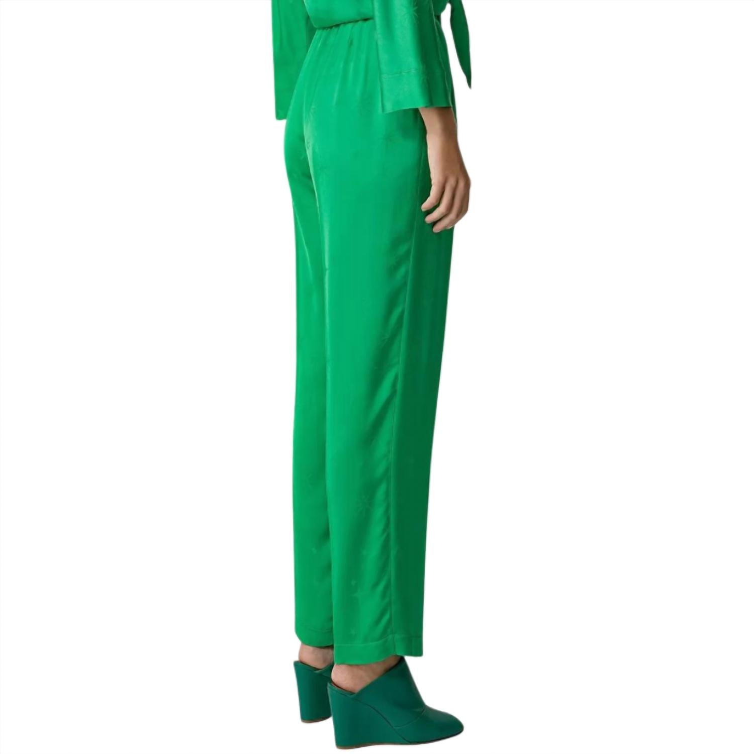 Forte Forte - Etolie Satin Jacquard Elastic Pant
