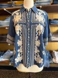 Johnny Was - Women's Randal short kimono sleeve shirt