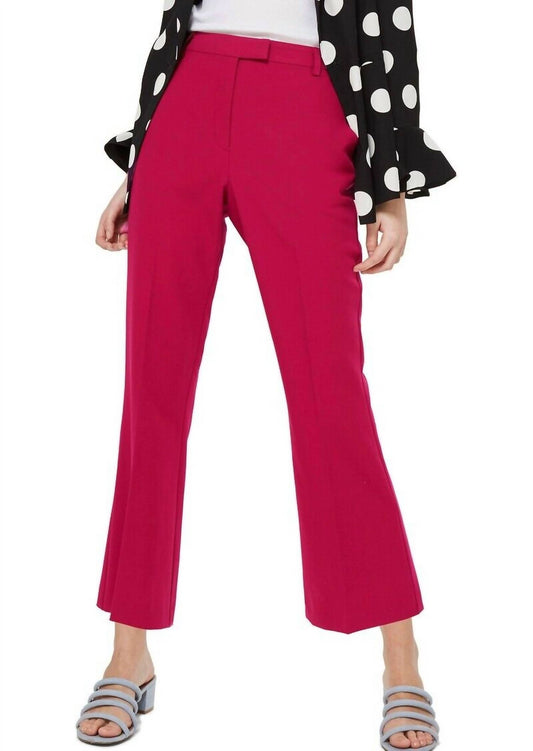 Topshop - Slim Kick Flare Cropped Trousers