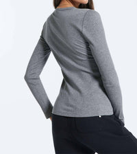 Bandier - Rivington Ribbed Long Sleeve Top