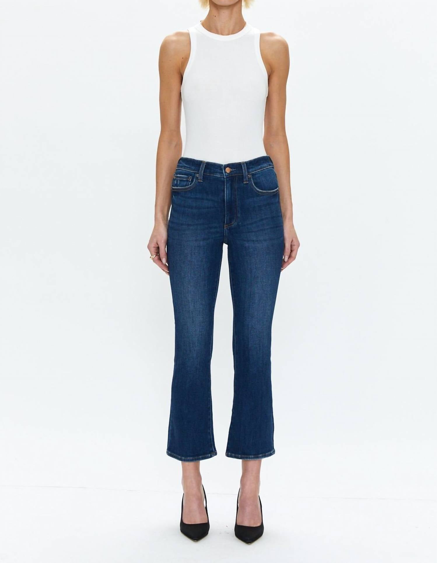 Pistola - Lennon High Rise Crop Bootcut Jeans