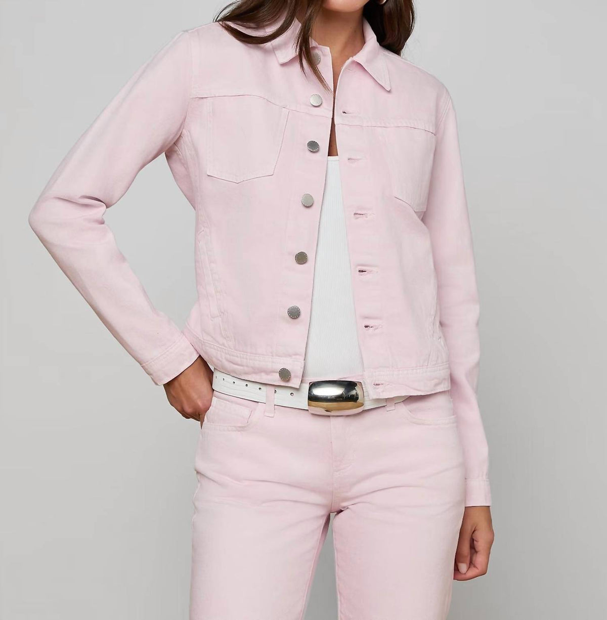 L'Agence - Slim Denim Jacket
