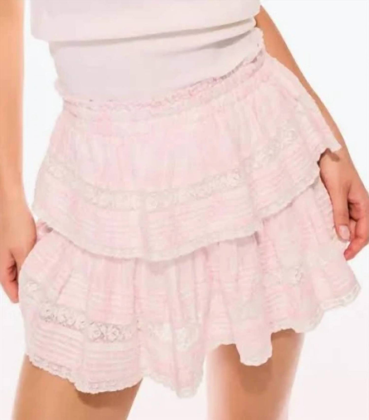 Loveshackfancy - ruffle mini skirt