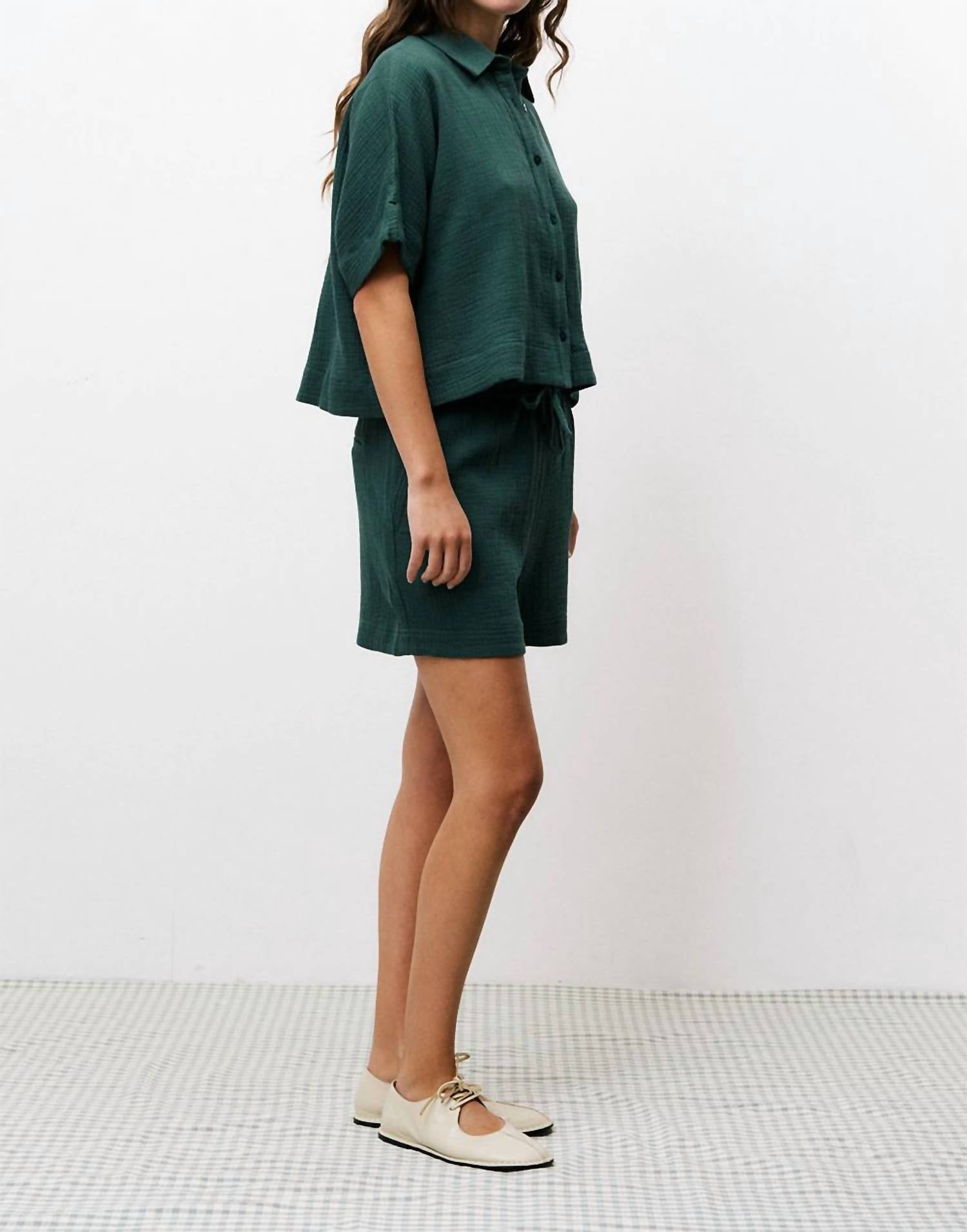 Frnch - Nerline Cotton Gauze Shorts