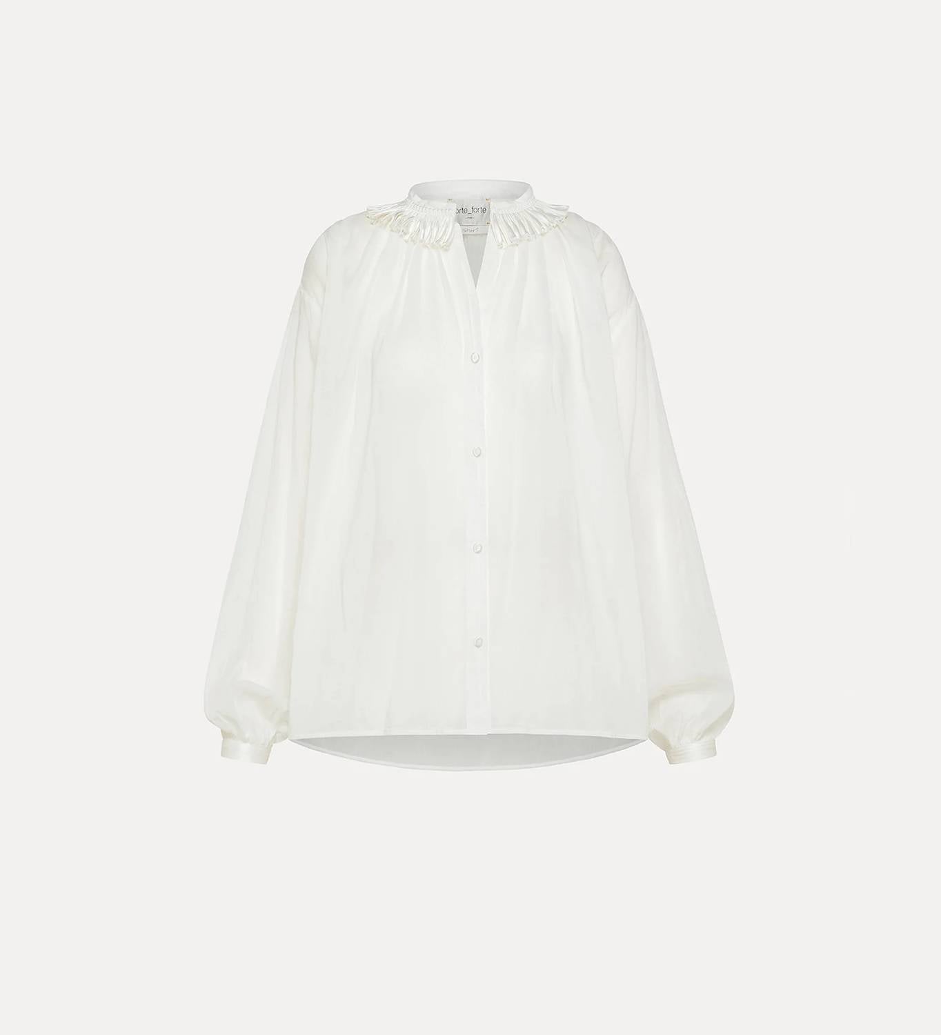 Forte Forte - Women's Fringed Voile Shirt