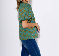 Thml - Floral Puff Sleeve Top