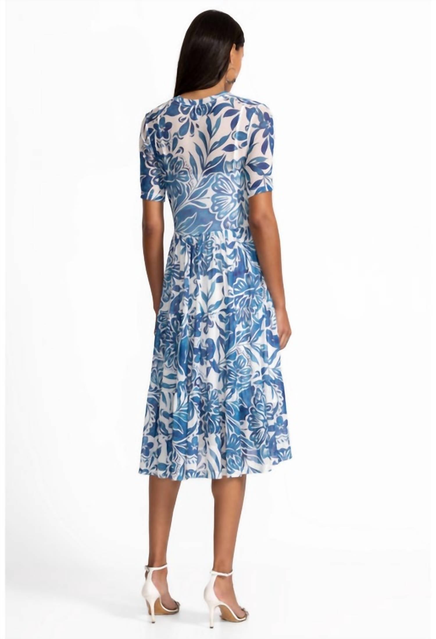 Johnny Was - MESH TIERED DRESS (SLIP)
