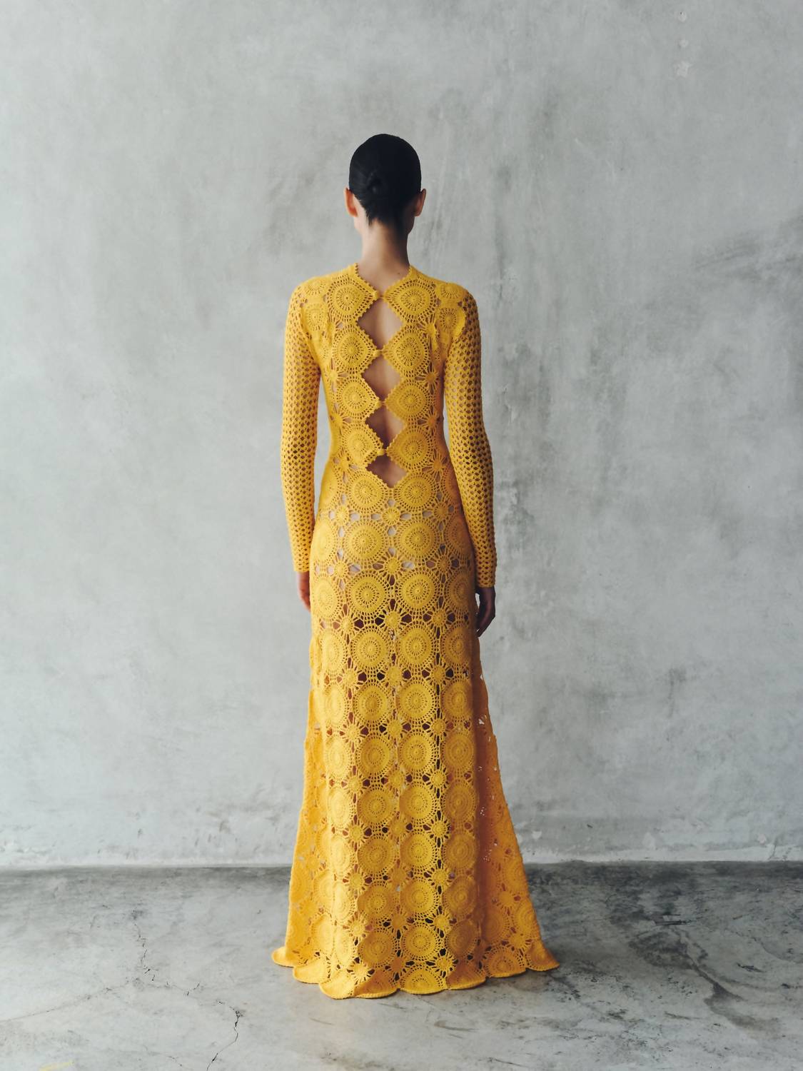 Escvdo - Siula Crochet Maxi Dress