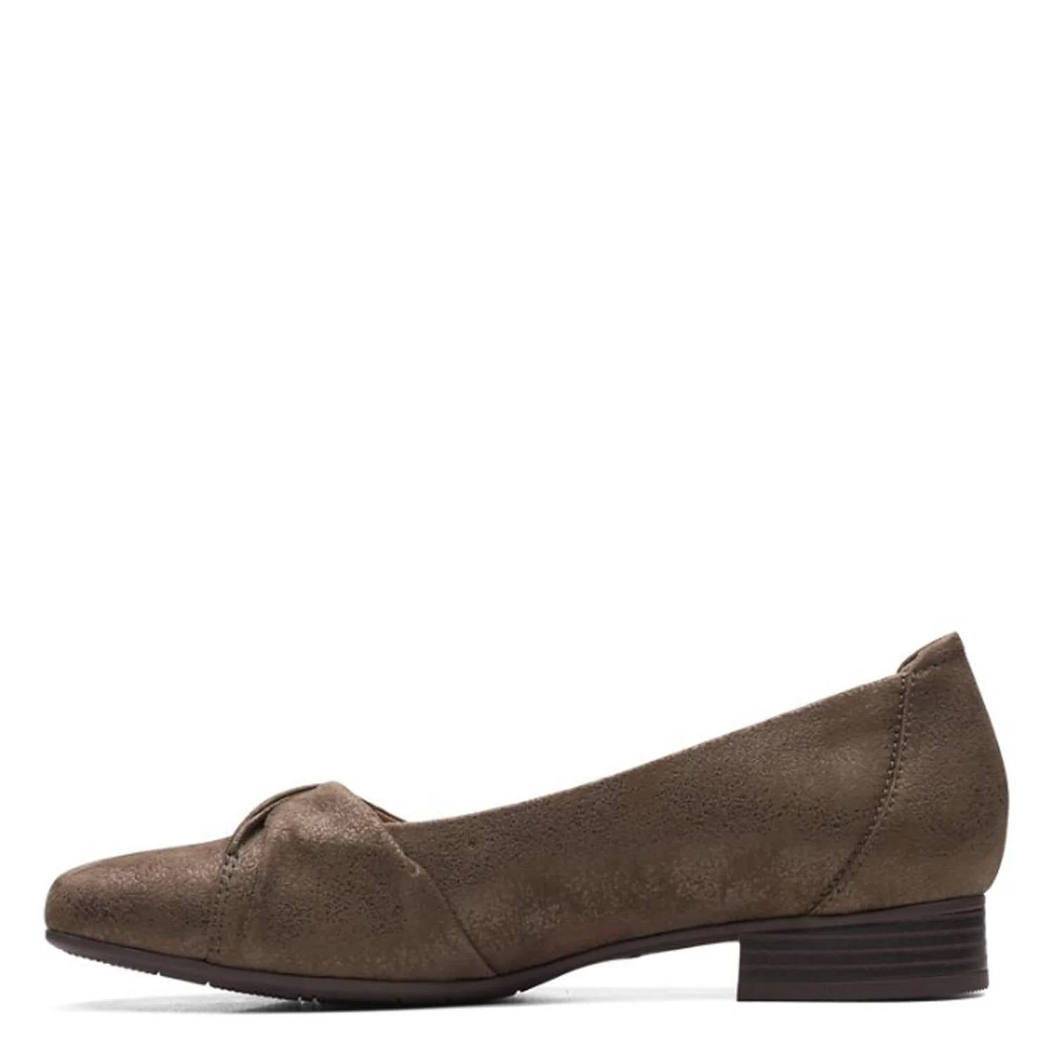 Clarks Women's Tilmont Dalia Ballet Flat in bronze metallic textile - women's flats - view 4