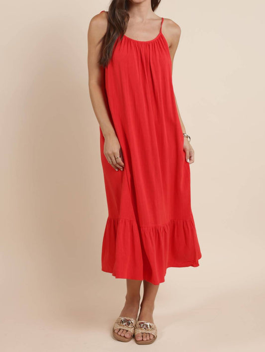 Sadie & Sage - Sugarloaf Tie Strap Flowy Dress