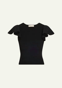 Ulla Johnson - Edith Ruffle Knit Top