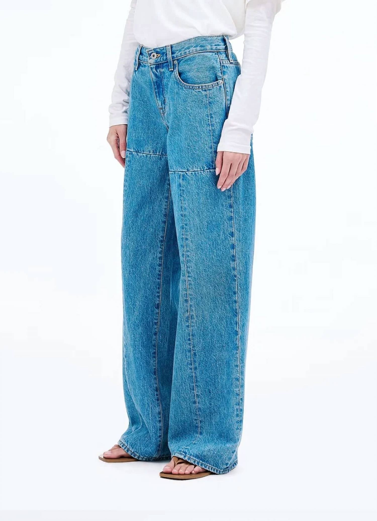 Slvrlake - Mica Seamed Wide Leg Jeans