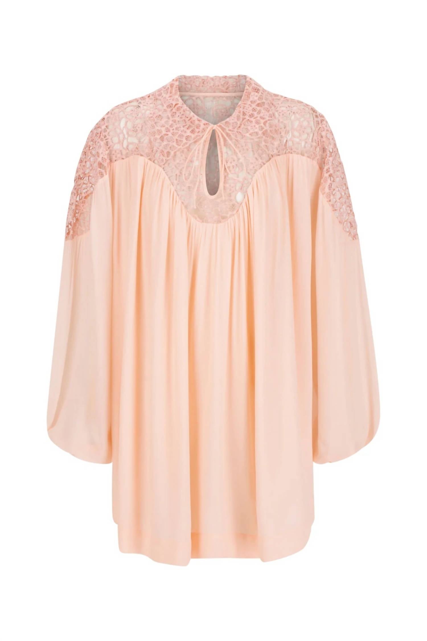S/W/F - Babydoll Mini Shirt Dress