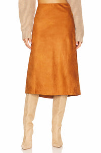 Brochu Walker - HALLIE SUEDE SLIP SKIRT
