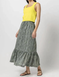 Lilla P Sweater Tank Top in lemon lime - women's tank top