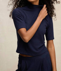 Velvet By Graham & Spencer - Malaya Mock Neck Top