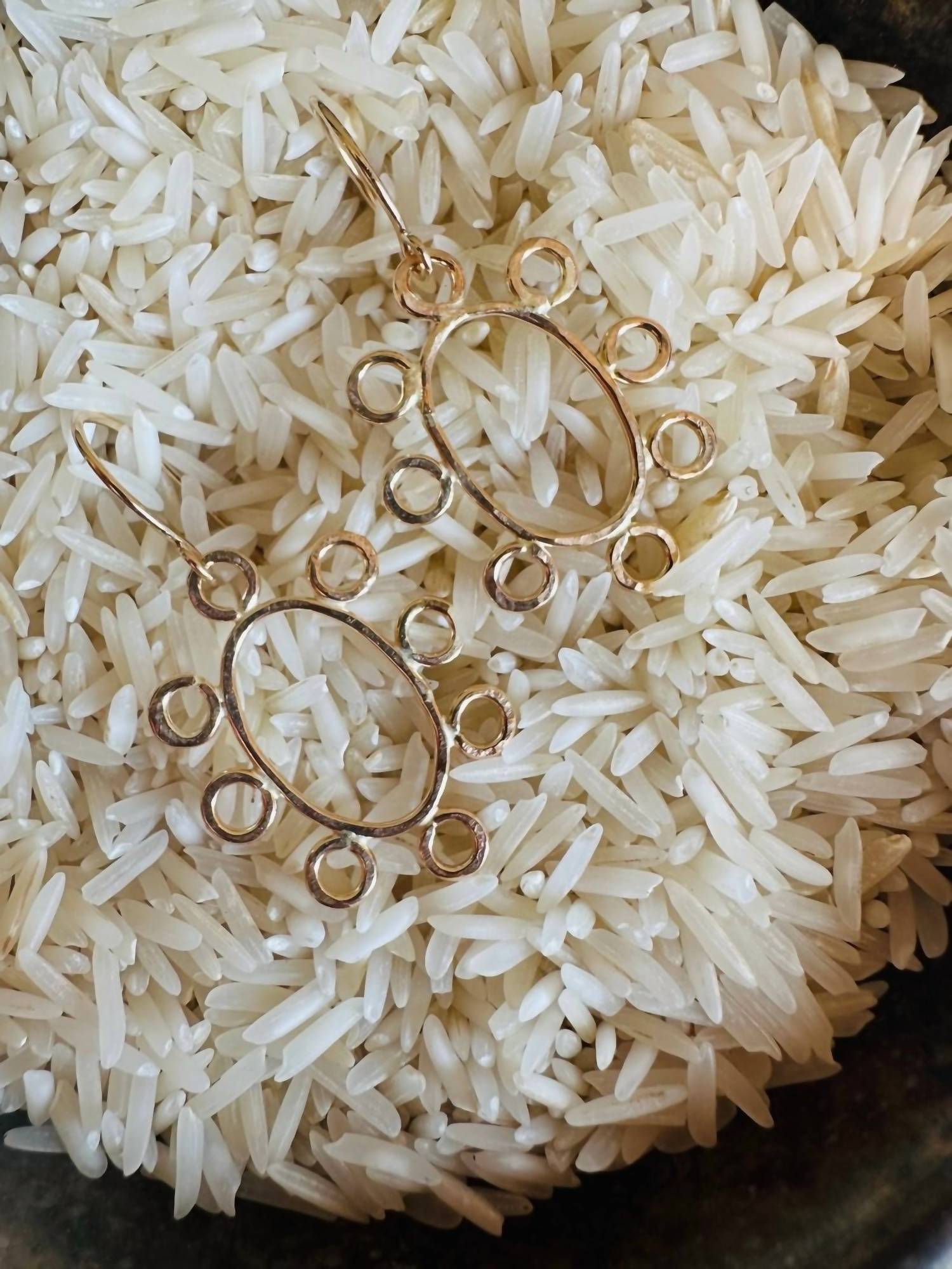 Notions Of Lovely - Women's Fill Oval Sun Earrings