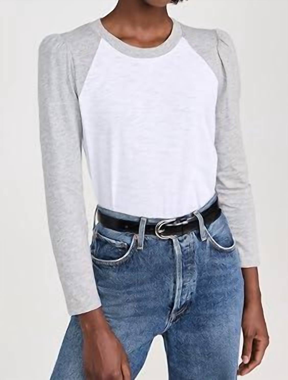 Veronica Beard - Mason Baseball Long Sleeve Tee