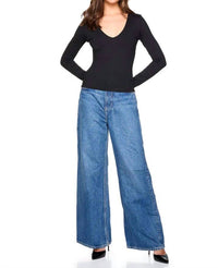 Susana Monaco - V-neck Long Sleeve Top