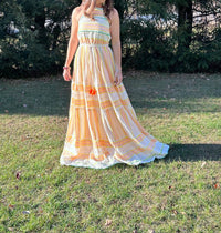 Love V By Jatin Varma - Saanvi Jaquard Cotton Maxi Dress