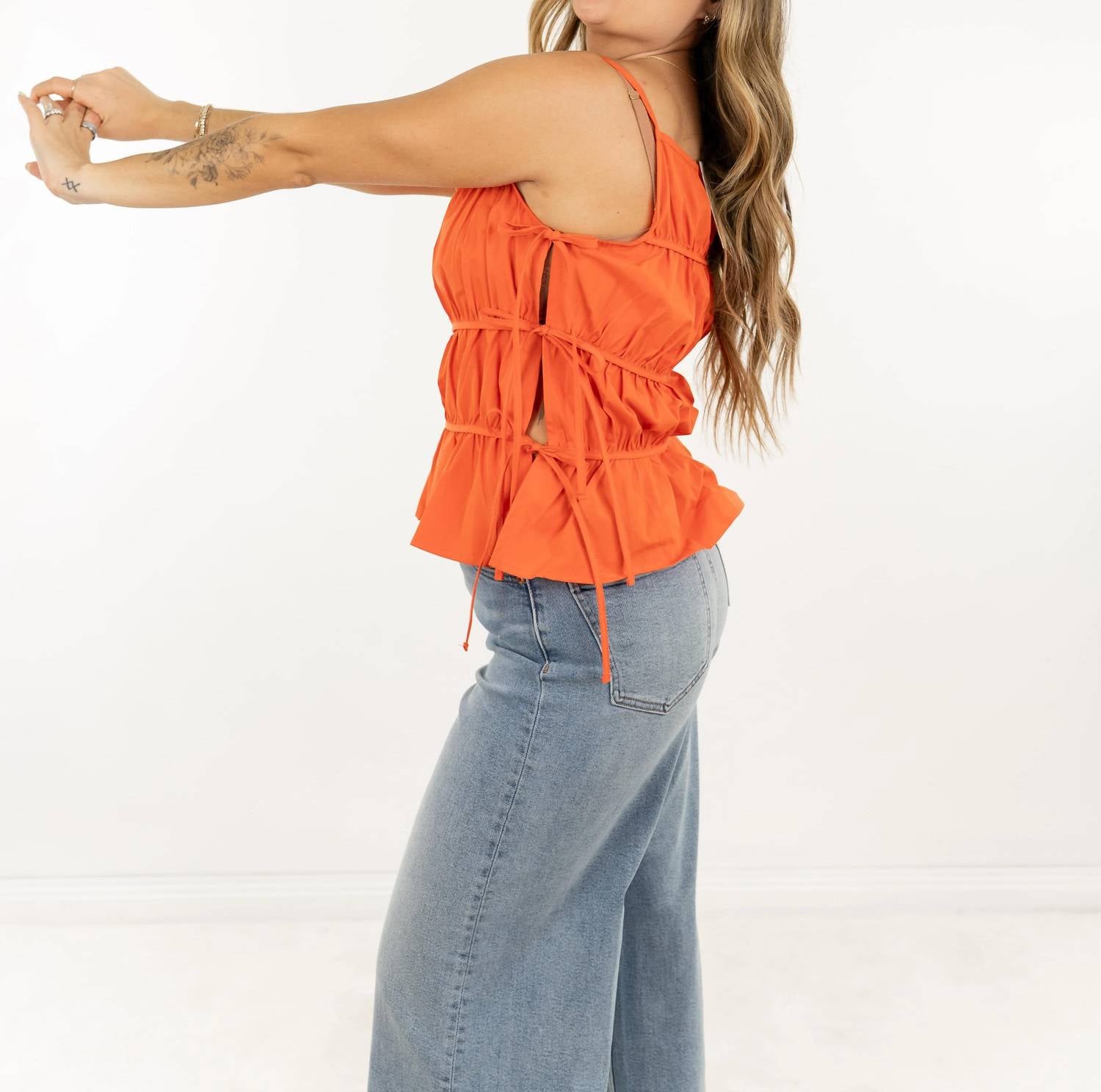 All : Row - Vanessa Poplin Sleeveless Top