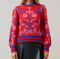 Sugarlips - Almila Pleated Long Sleeve Sweater