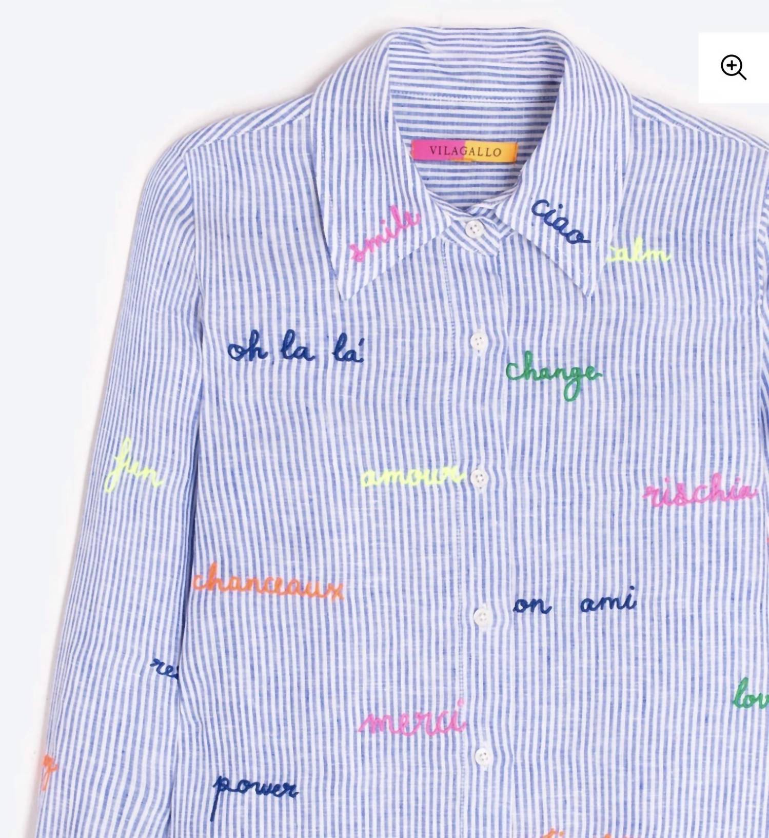 Vilagallo - 500 Rayas Lino Shirt