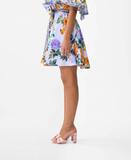 Camilla - Shoulder Frill Short Dress