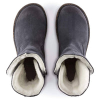 BIRKENSTOCK Women's Uppsala Pull-on Boots in graphite - women's shoe - detail view