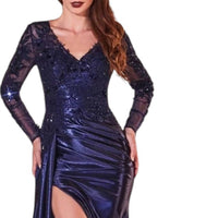 Cinderella Divine - Paloma Long Sleeve Maxi Gown