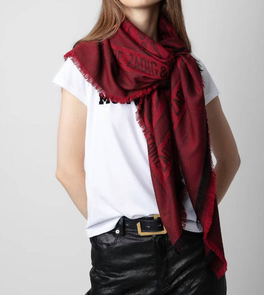 Zadig & Voltaire - Glenn Rock Jacquard Scarf