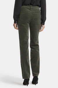NYDJ Marilyn Straight Pants in vine leaf - women's pants - alternate view