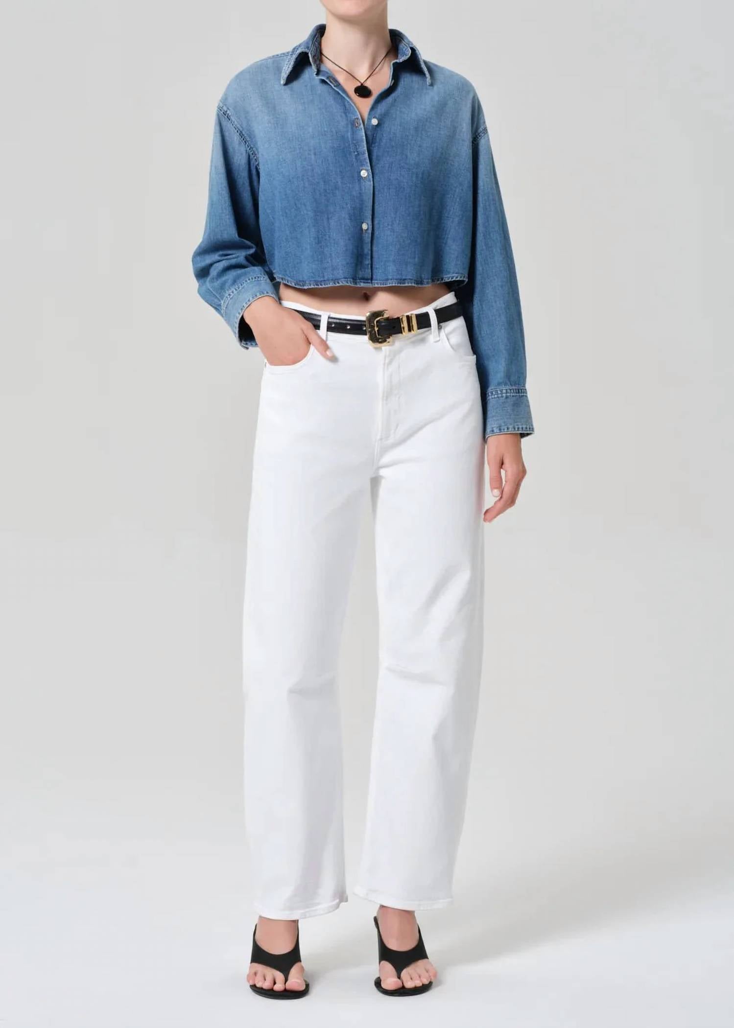 Citizens Of Humanity - Ana Cropped Shirt
