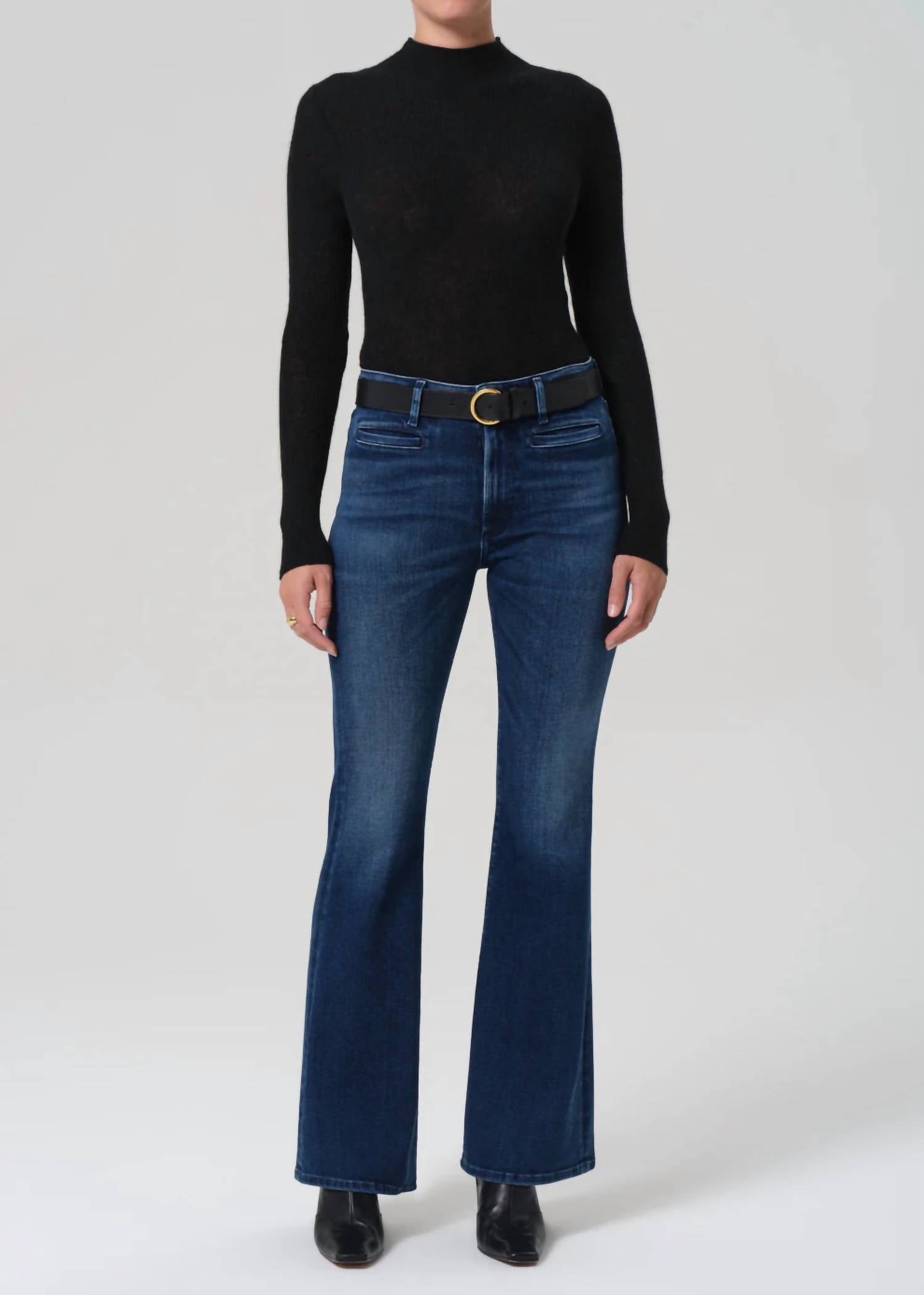 Citizens Of Humanity - Lilah Flare Jeans With Welt Pocket