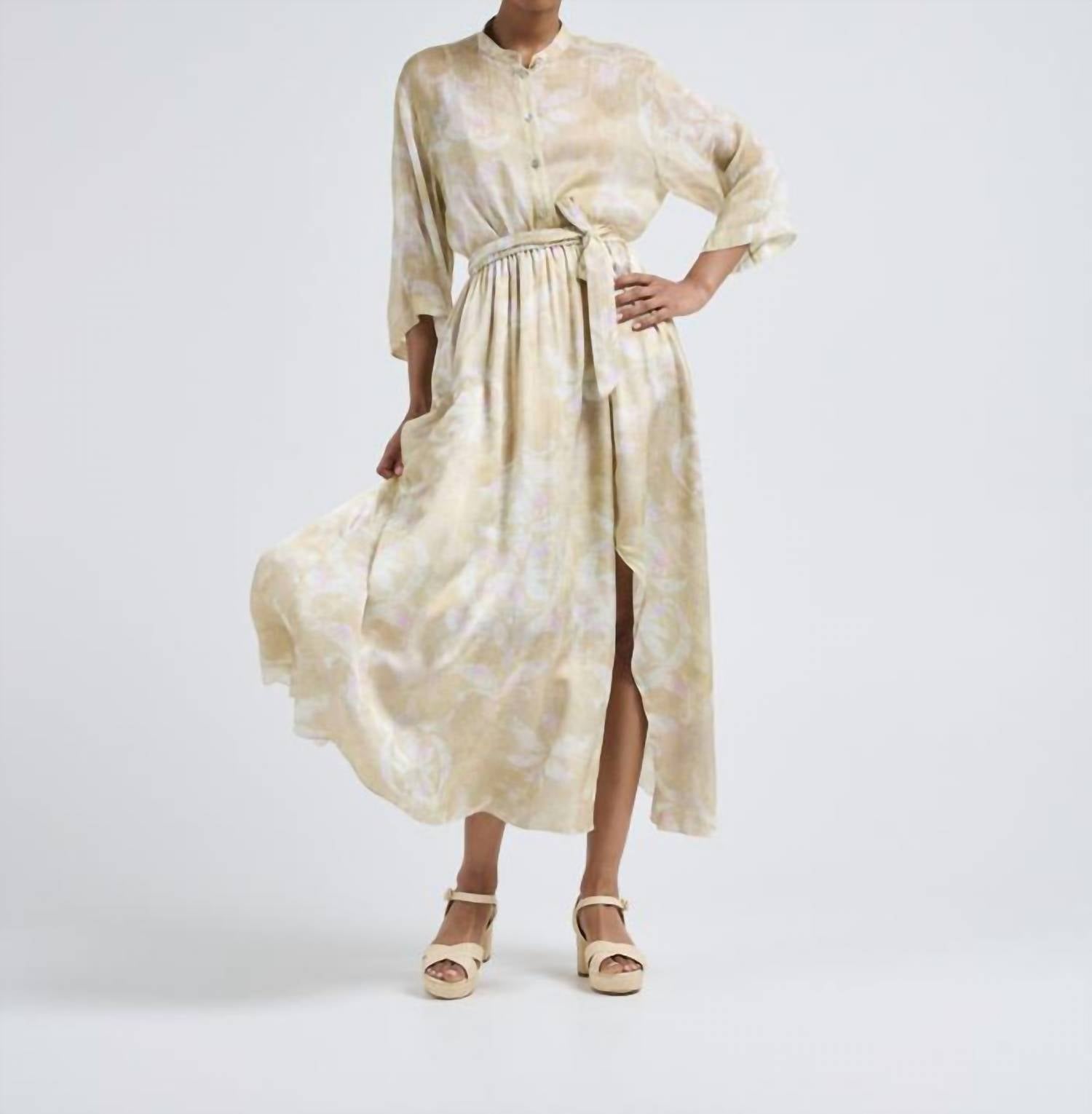 Forte Forte - The Secret Lily Print Viscose Satin Skirt