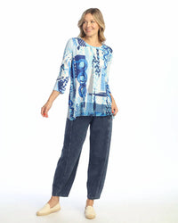 Jess & Jane - Chiffon Hem Top